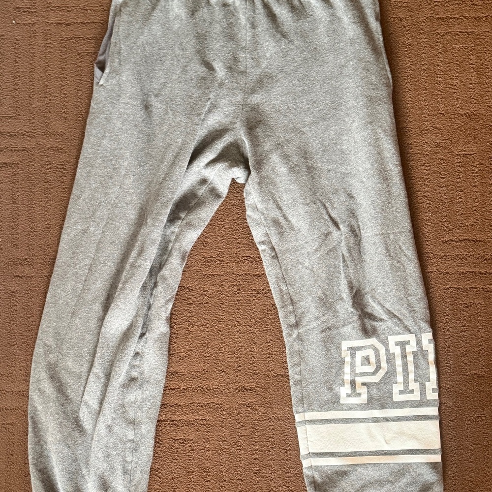 Victoria Secret Pink  Grey  Sweat Pants